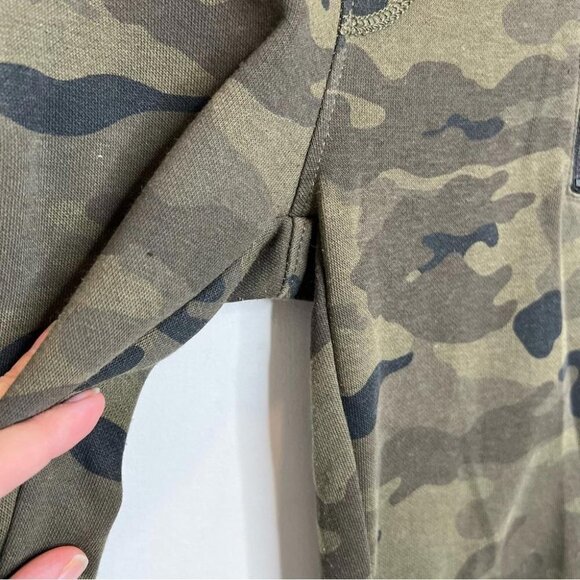 Old Navy Kids Boys Size Small Green Camo Jogger Trackpants Drawstring Fleece - Picture 4 of 9